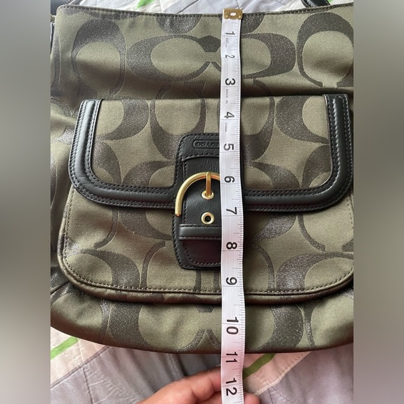 Coach Bag, Coach crossbody, Coach green bag. - Picture 4 of 16